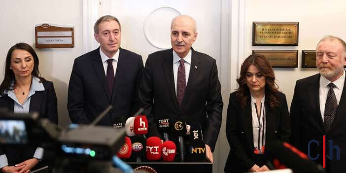 Kurtulmuş’tan DEM Parti’ye ziyaret: “Türkiye bu meseleyi geride bırakacak”