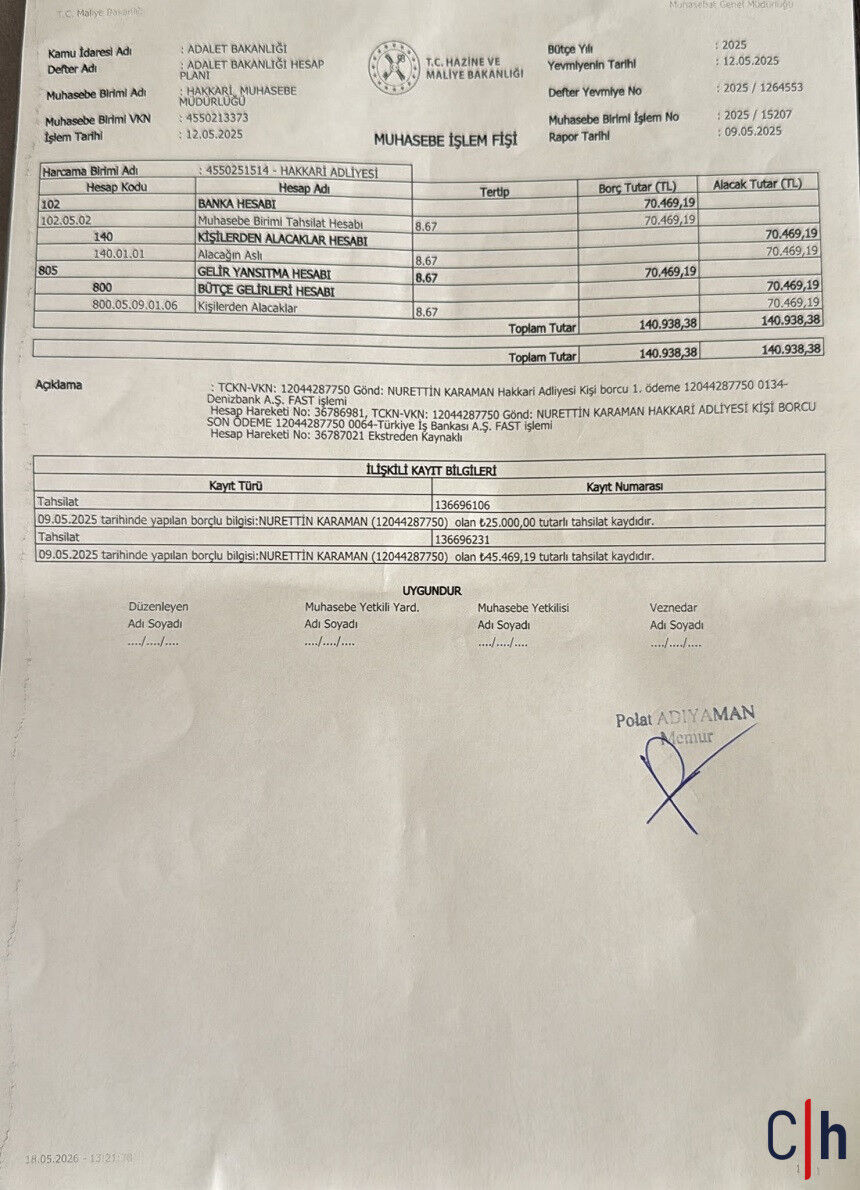 Ödeme Fişi