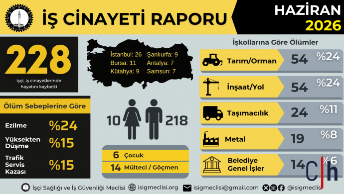 690X390Cc Ist 14 07 2026 Isig Haziran 2026 Is Cinayetleri Raporu