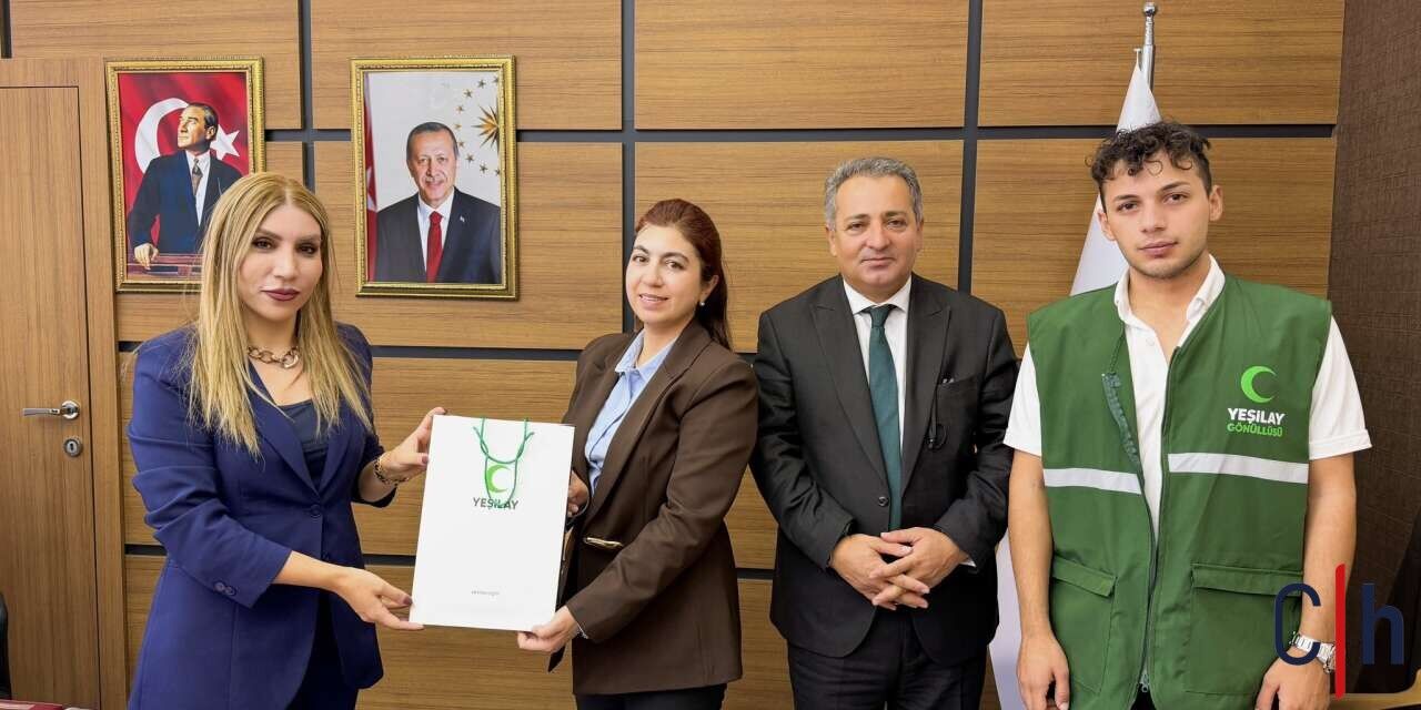 Hakkâri Yeşilay Şubesin’den Müdür Bilgiçe Ziyaret