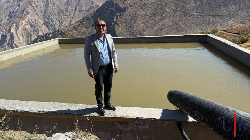 Hakkari’nin Bay Köyü’nde Sulama Havuzları Üretime Can Suyu Oldu