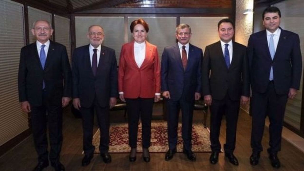 Altılı muhalefet partisinin Seçim Yasası’na karşı formülü: Tek aday, iki liste