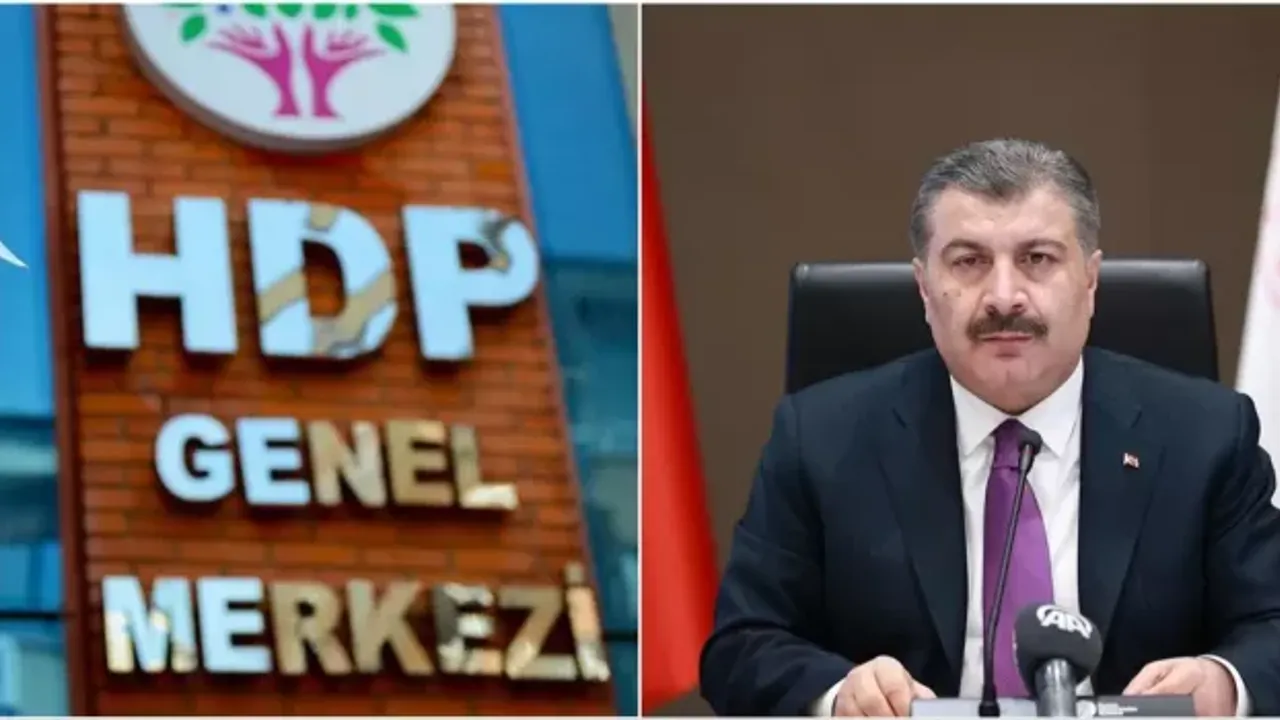 HDP'den Bakan Koca'ya 'Kürtçe' tepkisi: Hani Kürt sorunu yoktu, hani Kürtlere ayrımcılık yapmıyordunuz?