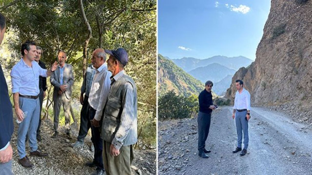 Hakkari Vali Yardımcısı Buğra Karadağ'dan köy ziyaretleri