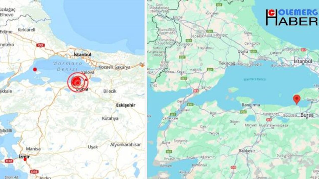 Marmara Denizi'nde üç dakika arayla iki deprem: İstanbul'da da hissedildi