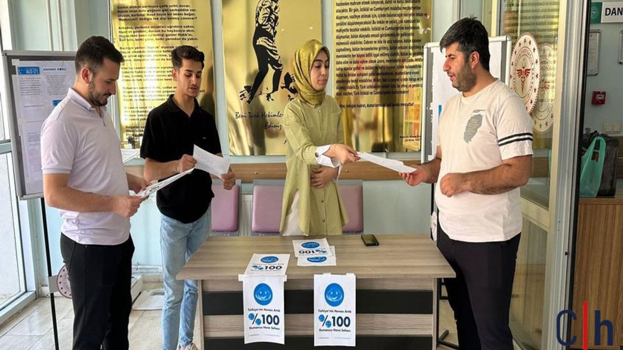 Hakkari'de Tütünsüz Yaşam İçin Farkındalık Etkinliği