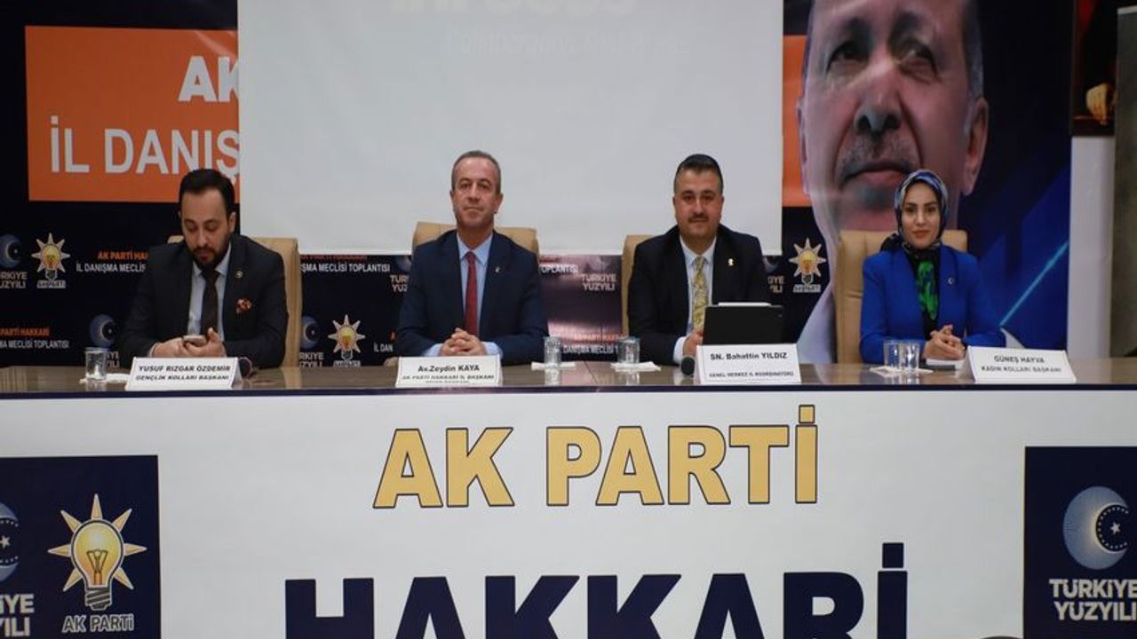 Hakkari’de AK Parti Genişletilmiş İl Danışma Meclisi Toplantısı