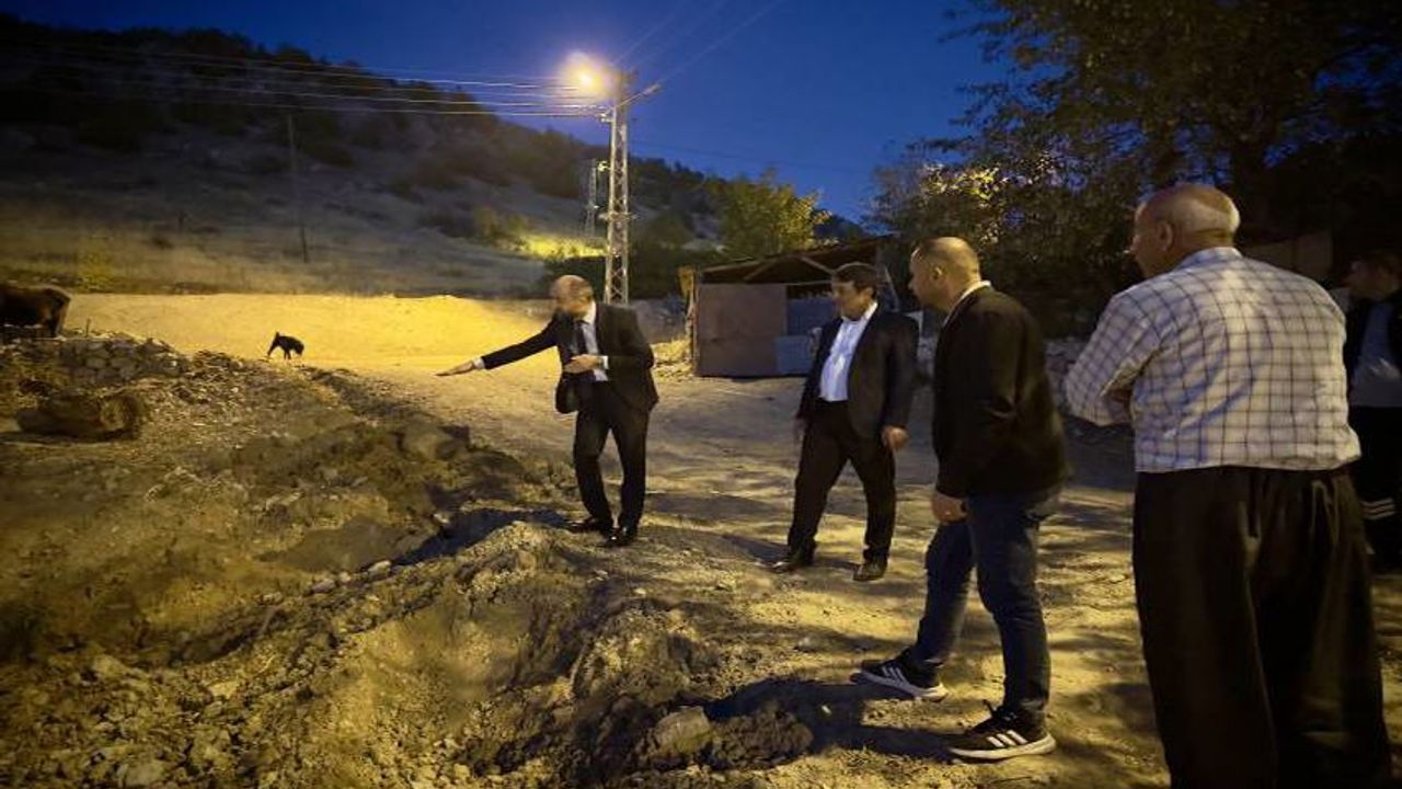 Çukurca Belediye Başkanı Demir, Sahadaki Çalışmaları Yerinde İnceledi