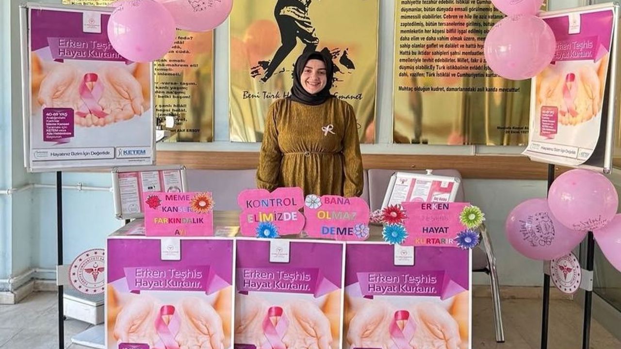 Derecik’te Meme Kanseri Farkındalık Ayı Etkinlikleri Düzenlendi