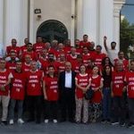 Van Büyükşehir Belediyesi'nden Çıkarılan İşçilerin Eylemi 351'inci Gününde Devam Etti