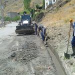 Hakkari Belediyesi yaz sıcağında altyapı mesaisinde