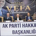 AK Parti Hakkari teşkilatında vefa buluşması