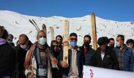 Hakkari Gençlik Merkezi; Şemdinlili kayakçıları ağırladı