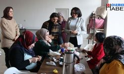 Colemêrg'te tekstilde çalışan kadınlar ziyaret edildi