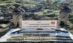 Hakkari'de çok sayıda silah ve mühimmat ele geçirildi