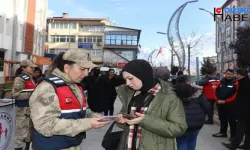 Hakkari'de Kadın Jandarma görevlileri KADES'i anlattı