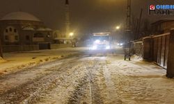 Hakkari'de dün gece beklenen kar yağışı Van'da etkili oldu