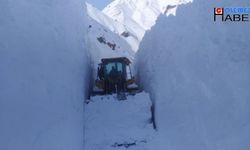 Hakkari'de kar kalınlığı 7 metreyi buldu