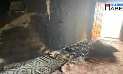 Yüksekova'da bir evde yangın çıktı