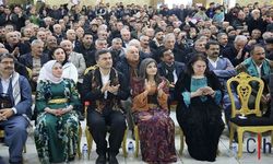 Abdullah Zeydan ve Neslihan Şedal Van'da yoğun ilgiyle karşılandı