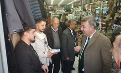 CHP Adayı Özbek; Cumhuriyet Caddesi Esnafını Ziyaret Etti