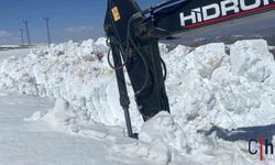 Hakkari'de Kar Altında 5 Metreye Ulaşan Yol Açma Çabası