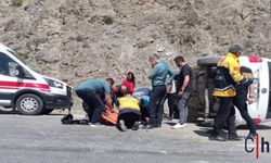 Hakkari-Yüksekova Kara Yolunda Trafik Kazası Meydana Geldi