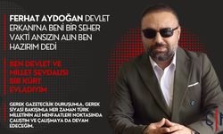 Kuzgun Lakaplı Gazeteci Aydoğan; Beni bir seher vakti ansızın alın dedi