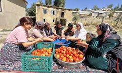 Hakkari'de Kadınlar kış hazırlıklarına başladı