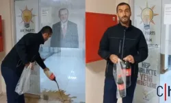 AK Parti İlçe Başkanlığı’na Kola Döken İki Kişi Gözaltına Alındı