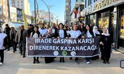 DEM Parti, Kayyım Atamalarına Karşı Yüksekova'da Protesto Düzenledi