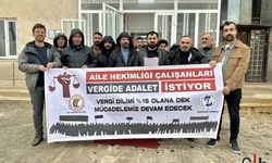 Hakkari'de Sağlık Çalışanlarının Ekonomik ve Özlük Hakları İçin Basın Açıklaması