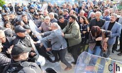 Mardin Belediyesi önünde kayyım protestosu