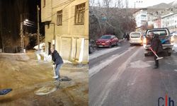 Hakkari Belediyesinin, Tuzlama Çalışması Devam Ediyor