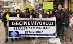 Yüksekova’da Kamu Emekçileri, Maaş Zamlarını Protesto Etti