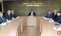 Hakkari İl Milli Eğitim Müdürlüğü Haftalık Değerlendirme ve Koordinasyon Toplantısı Düzenledi