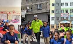 Hakkari’de Minik Yüreklere Trafik Bilinci Aşılandı