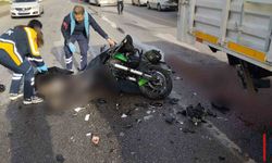 Motosiklet Kamyonla Çarpıştı, Sürücü Hayatını Kaybetti