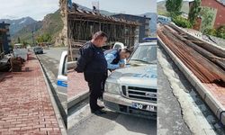 Hakkari’de Kaldırım İşgaline Sert Müdahale