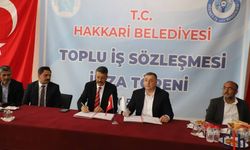 Hakkâri Belediyesi ile Hizmet-İş Sendikası Arasında Tarihi Sözleşme İmzalandı