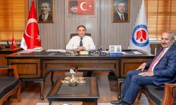 Başkan Demirci'den Rektör Gençcelep’e tebrik ziyareti
