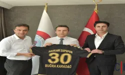 Hakkari Zapspor’dan Karadağ’a Anlamlı Hediye