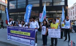 Hakkâri'de KESK Eylemi: "Adil Ücret ve Grev Hakkı İçin Sokaklardayız"