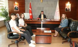 Milli Eğitim Müdürü Yılmaz, Genç Kalemleri Ağırladı
