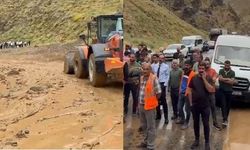 Hakkari’de Şiddetli Yağışın Ardından Heyelan: Yol Trafiğe Kapatıldı