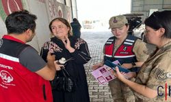 Hakkari'de Kadına Şiddetle Mücadeleye Sınır Kapısında Destek