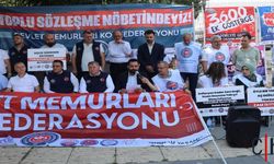 Hakkari'de Genç Eğitim Sendikası, Toplu Sözleşme Nöbetinde Taleplerini Yükseltti