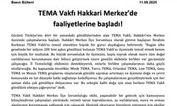 TEMA Vakfı Hakkâri Merkez’de Çalışmalarına Başladı