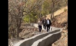 Durankaya’da Sulama Kanalı Çalışmaları Yerinde İncelendi