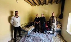 Hakkari'de iki kardeşe hasta yatağı ve akülü sandalye desteği